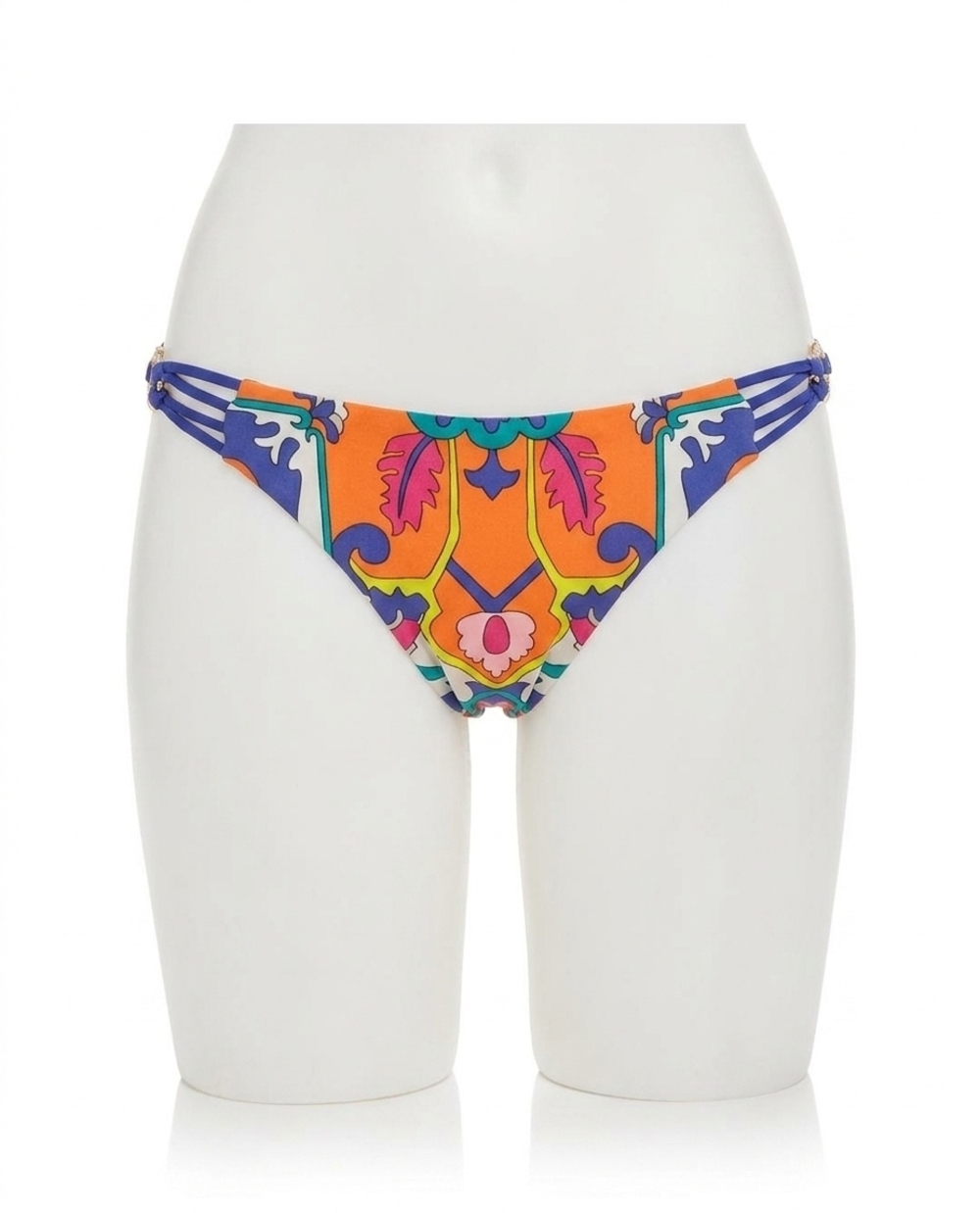 NEW TRINA TURK tie side hipster bikini bottom in tapestry